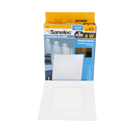 Empotrado 6w Cuadrado Frío