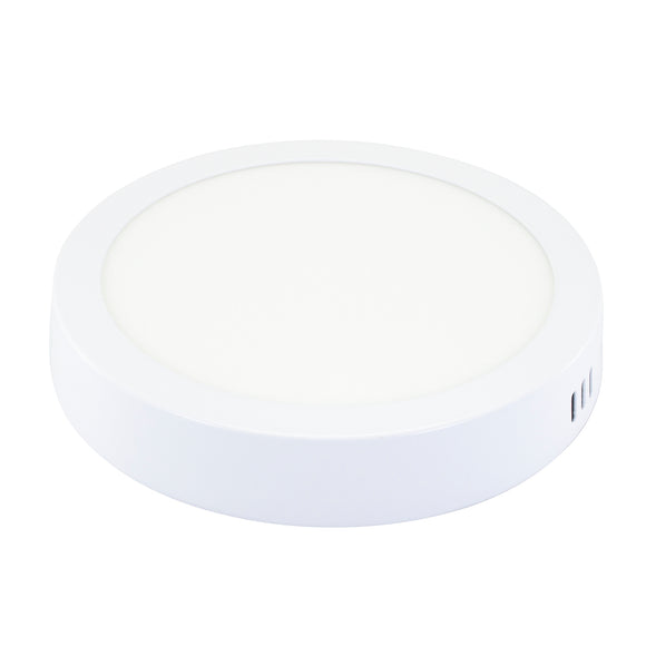 Luminario 12w Sobreponer Redondo Calido