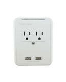 Multicontacto de Pared con USB y Tel-2
