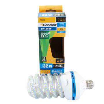 Foco 32w Espiral Led L.Fria