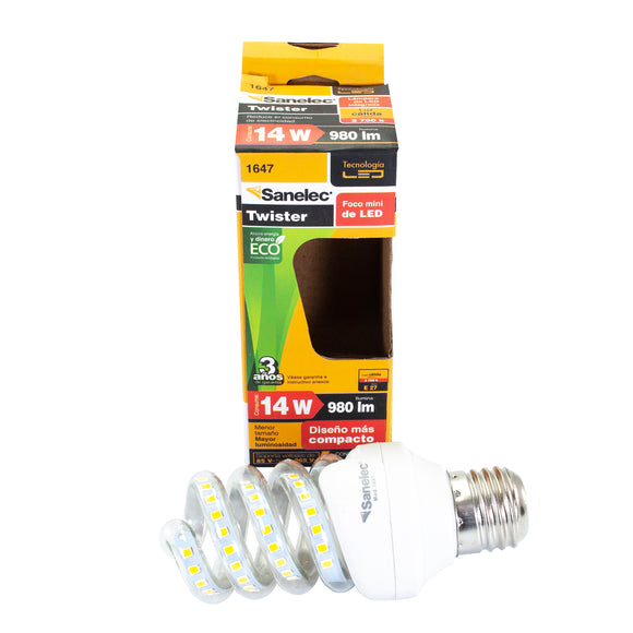 Foco 14w Espiral Led L.Calida