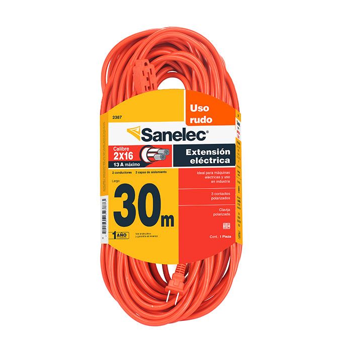 Extensión 30 m Naranja