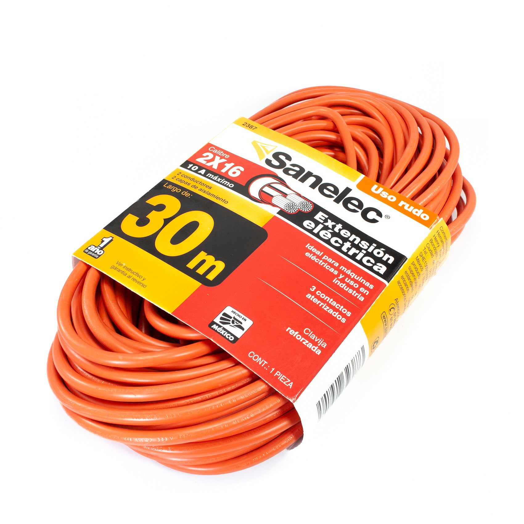 Extensión 30 m Naranja