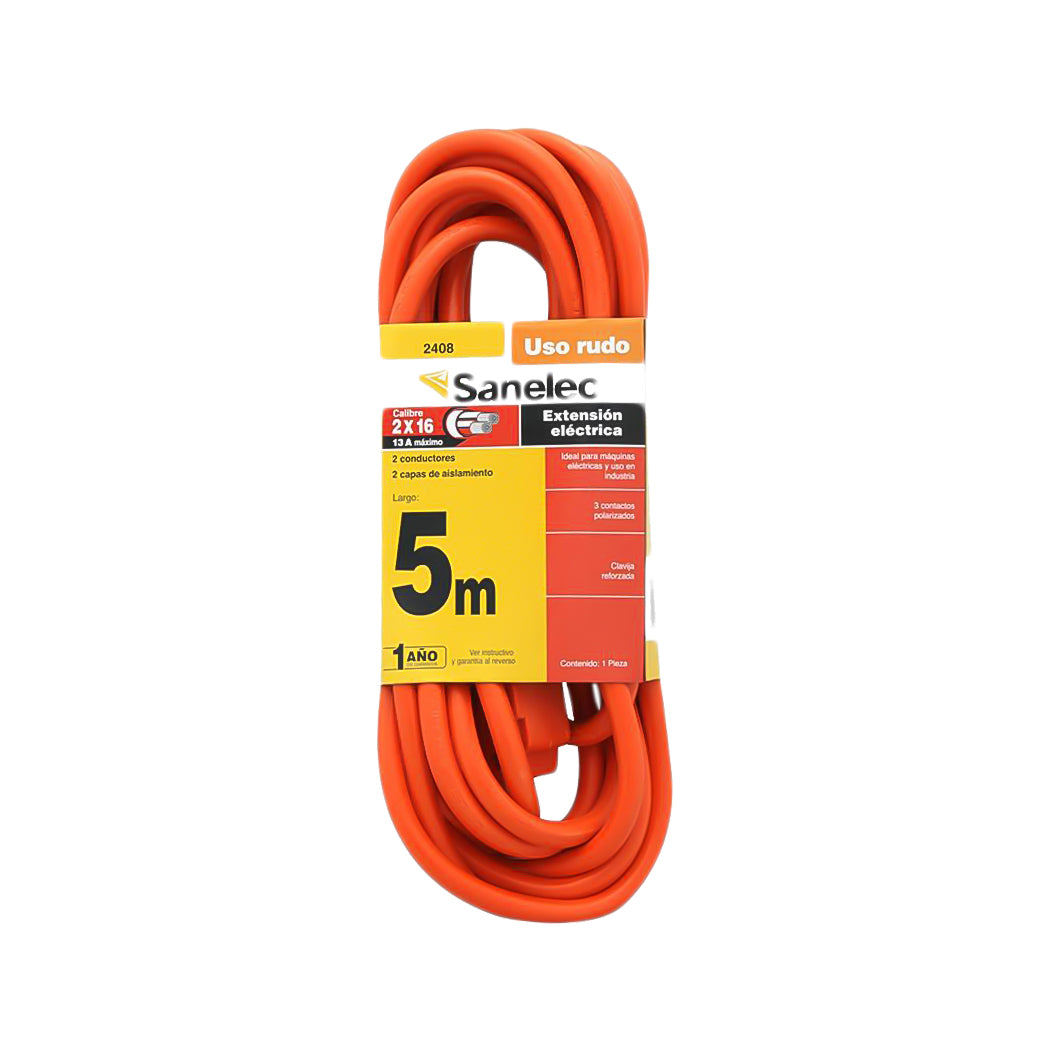 Extensión 5 m Naranja