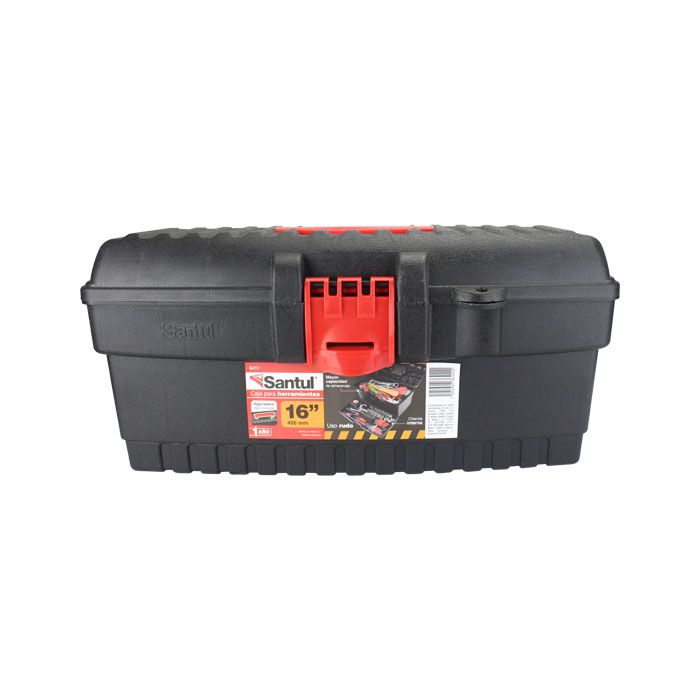 Caja 16" P/Herramienta Negra Santul