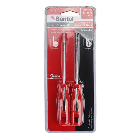 Desarmador Santul Jgo de 2 pz