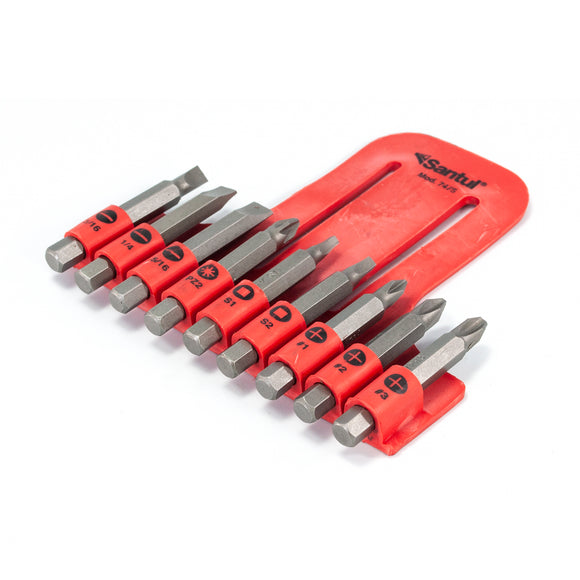 Puntas #2 para Desarmador 9 pz  Combinadas