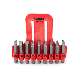 Puntas #2 para Desarmador 9 pz  Combinadas