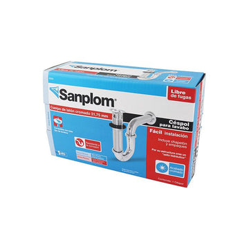 Cespol 1 1/4 de Latón Cromado para Lavabo
