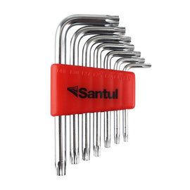 Juego de llaves torx con seguro 7pz - 0