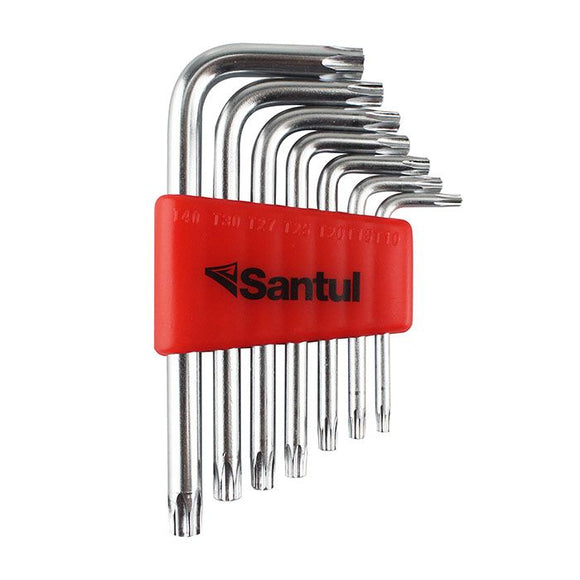 Juego de llaves torx con seguro 7pz