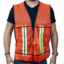 Chaleco de Seguridad Malla Naranja