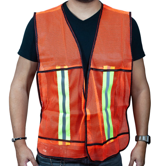 Chaleco de Seguridad Malla Naranja