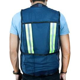 Chaleco de Seguridad Malla Azul - 0