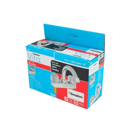 Mezcladora para Lavabo Cuello Corto 4"