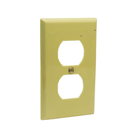 Placa Duplex Marfil Samy