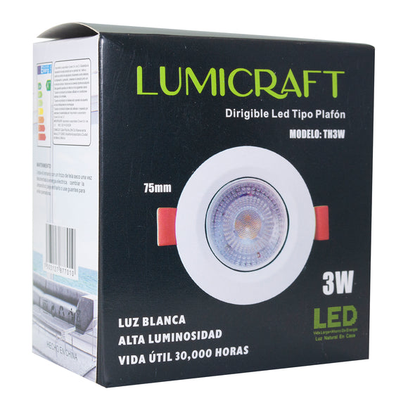 Empotrado 3w Dirigible