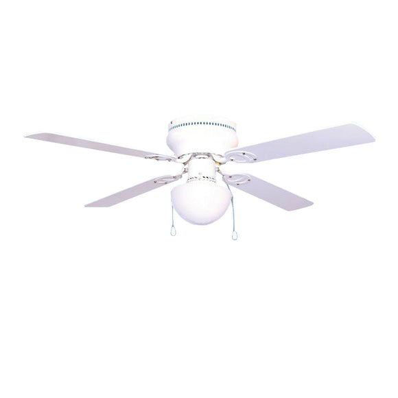 Ventilador de Techo Blanco con Lampara Kleyman