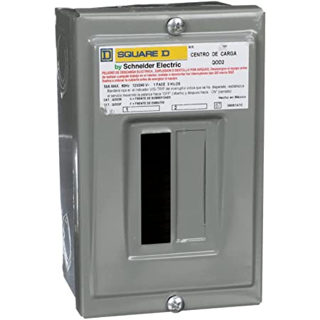 Centro de Carga 2 Pastillas Sobreponer Square D