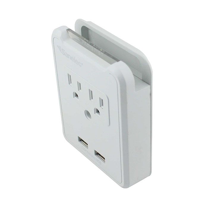 Multicontacto de Pared con USB y Tel